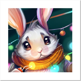 Cute Rabbit Posters and Art